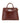 PRISCILLA - Croc-embossed Calfskin Leather Black Top Handle Bag- Brown
